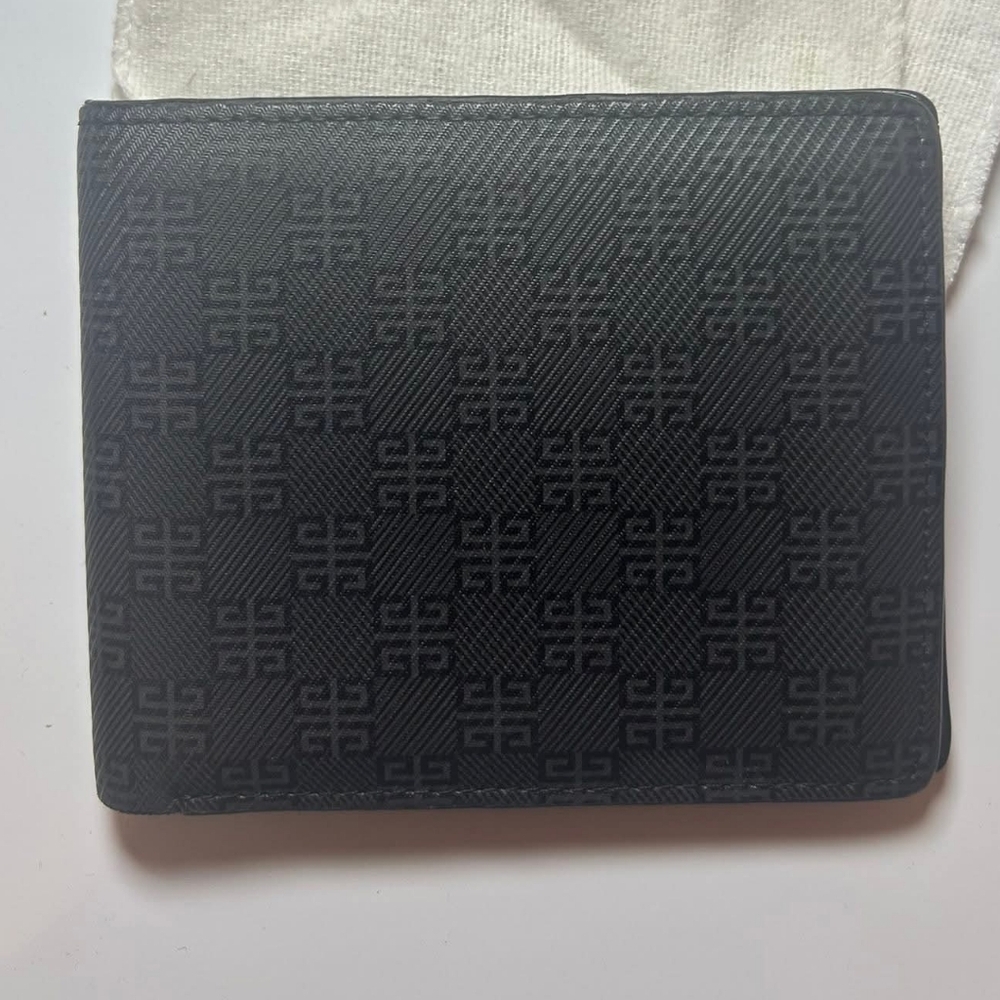 Givenchy Black Patterned Wallet